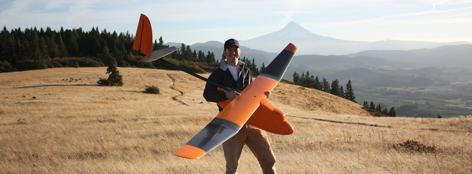 Rob Coatney, the designer and builder of the Gooney Bird long range drone